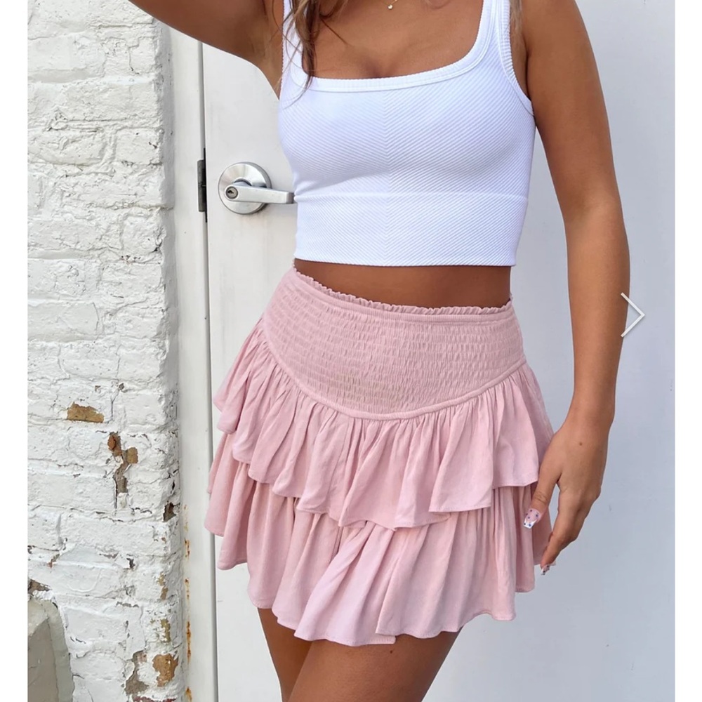 Rock and Rags polka dot skirt